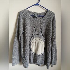Our Universe Studio Ghibli My Neighbor Totoro Knit Sweater Size Medium